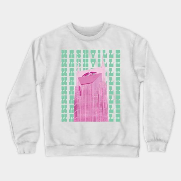 Nashville Tennessee Crewneck Sweatshirt by Taylor Thompson Art